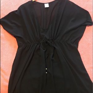 Merona Black Sheers Coverup